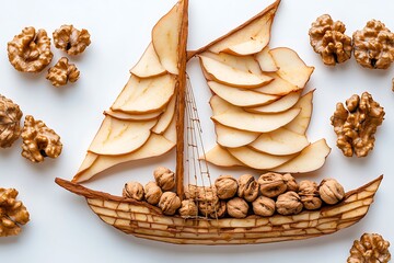 christmas cookies on a wooden background