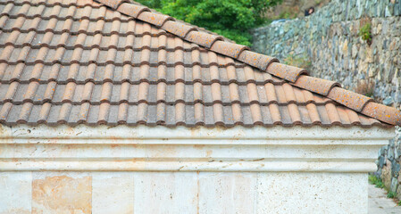 Old church roof. Armenian church