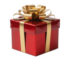 festive Christmas gifts, presents box 3d
