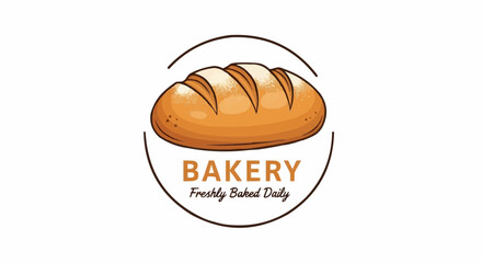 Bakery Logo with a Bread Icon.