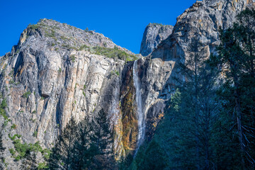 Bridalveil Fall in Yosemite National Park, California, USA