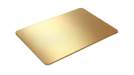 A clean and precise close-up photograph of a rectangular object with rounded corners, resembling a high-end credit card, gift card, or VIP card.