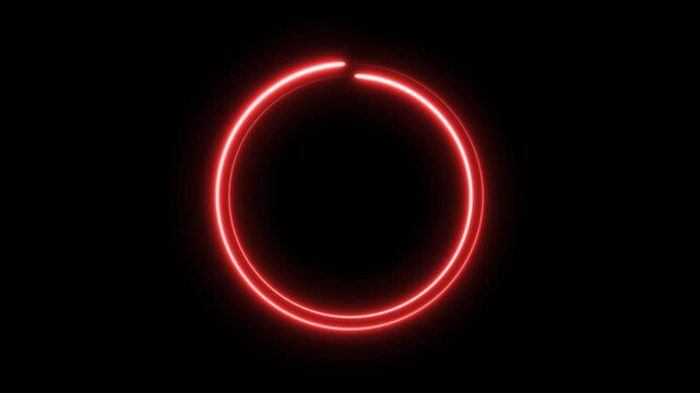 A glowing red zero in a dark, fiery circle design with bright solar flame energy and a star pattern shine with alpha channel and transparent background, 4k animation video