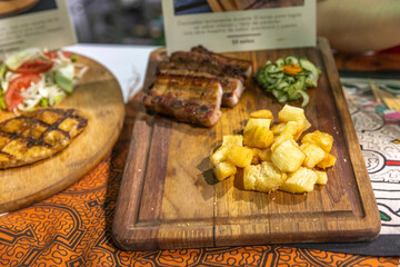 Food from the Peruvian jungle, delicious and traditional Peruvian food