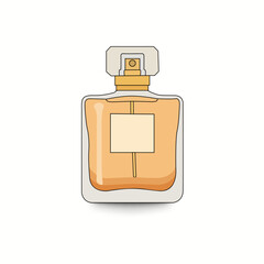 Elegant perfume bottle, a symbol of luxury and beauty