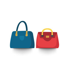 Two stylish handbags, a fashion accessory for women
