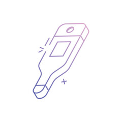 Thermometer vector icon