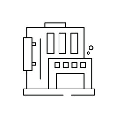 Hospital vector icon