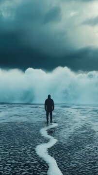 Before fear scene: apprehensive look, cold sweat, hidden threat, fragile mind, quiet panic, shadowy figure, startled reaction, hesitant step, restless spirit, anxious pulse, emotional conflict