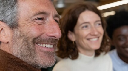 Joyful gathering of friends, diverse group embracing camaraderie vibes, reminiscent of World Laughter Day and Friendship Festivals