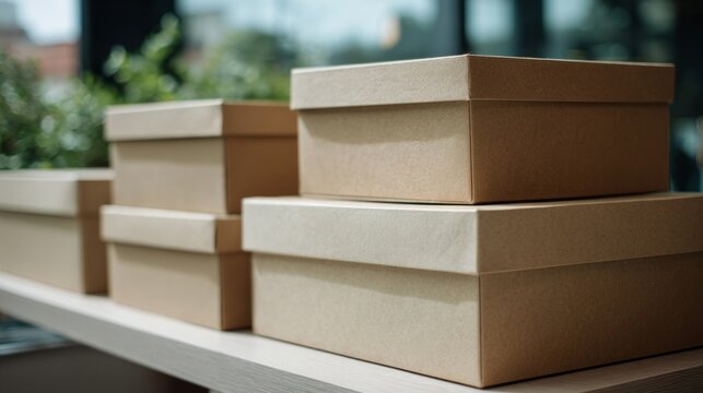 Corrugated mystery boxes await adventure, perfect for Odd Day discoveries, eco-friendly gifting, or National Cardboard Appreciation Day celebrations