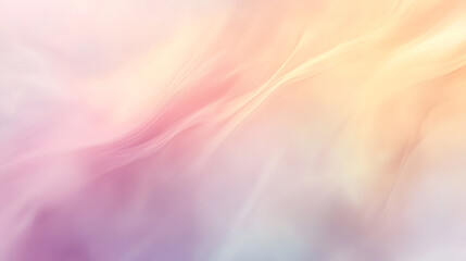 Obraz premium A soft and blurry abstract background featuring pastel colors with smooth gradient and wavy textures.