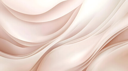 Obraz premium An elegant abstract background featuring soft curved shapes with subtle gradients, creating a smooth and aesthetic visual effect.