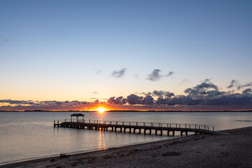 Sonnenaufgang über der Ostsee 