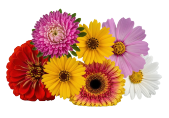 Vibrant summer flowers, extreme macro, intricate textures, veins, dew droplets, transparent, dramatic studio light. Concept of perfection nature and microcosm