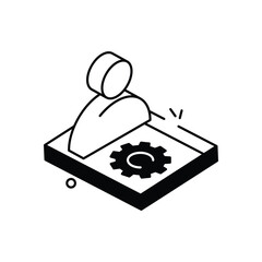 Engineering Website vector icon