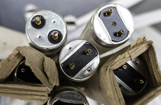 Broken fluorescent tubes for recycling