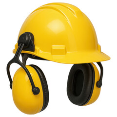 Safety Helmet with Protective Earmuffs for Construction Industrial Use