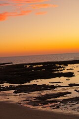 beach in Andalusia in warm light