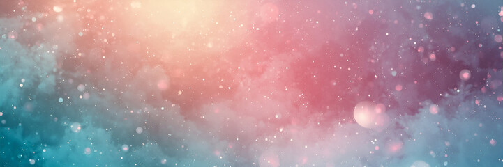 simple Christmas background with a dreamlike atmosphere, featuring a blend of soft and bold colors, rich textures, and subtle film grain