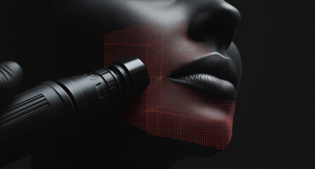 Professional facial skincare and mesotherapy treatment — beauty, rejuvenation and cosmetic care concept in modern aesthetic clinic.