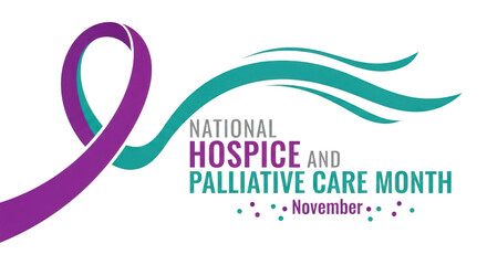 National Hospice Palliative Care Month November Concept Banner