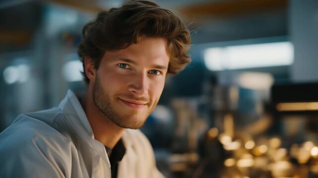 Nanotechnology expert adjusting parameters on a plasma-enhanced chemical vapor deposition machine, emotion of precision and pride visible, symbolizing advanced material synthesis, cleanroom