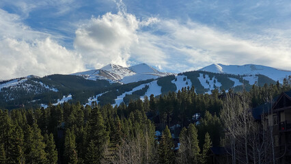 Colorado Mountains and Ski Runs