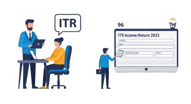 Computer screen isolated on transparent background