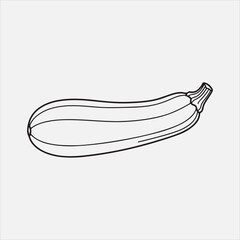 Beautiful vegitable line art vector design