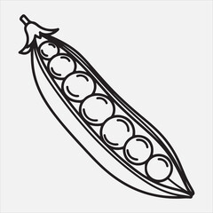 Beautiful been line art vector design