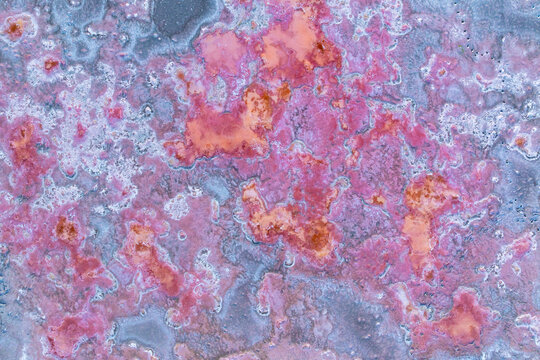 Abstract red saline landscape of La Puna, Argentina