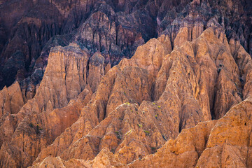 Multicolor mountains in Jujuy showcasing nature palette
