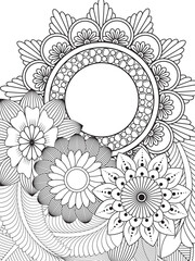 Flowers Coloring Pages For Adules