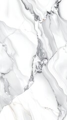 Elegant white marble texture with flowing grey and subtle gold veins