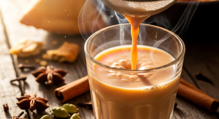 Chai Tea with cinnamon and anise spices