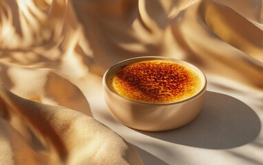 A bowl of food with a yellowish color