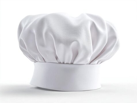 Culinary creativity unfolds with a pristine white chef's hat, symbolizing culinary excellence and passion in the kitchen, a symbol of the master chef