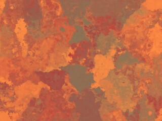 Warm hues blend in an abstract art, resembling autumn foliage.