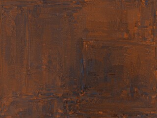 A textured brown background with subtle patterns creates a rustic effect.