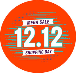 Mega Sale 1212 Shopping Day Promotion.