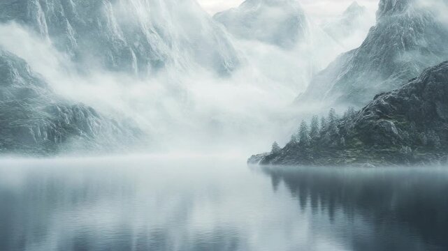Misty Mountain Lake