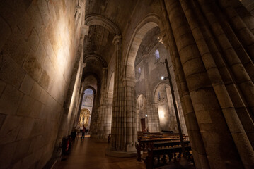 Gothic cathedral in porto, Portugal