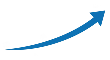 Arrow isolated on transparent background