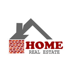 home business company logo with simple concept