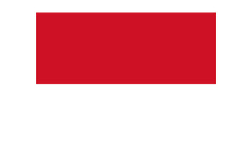 Flag of Monaco vector