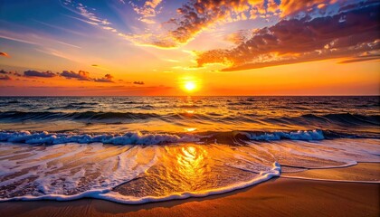 sunrise over the sea