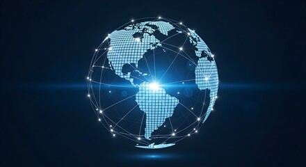 Global Connections A Visual Representation of Interconnectivity and Worldwide Network