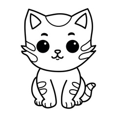 cute cat illustration