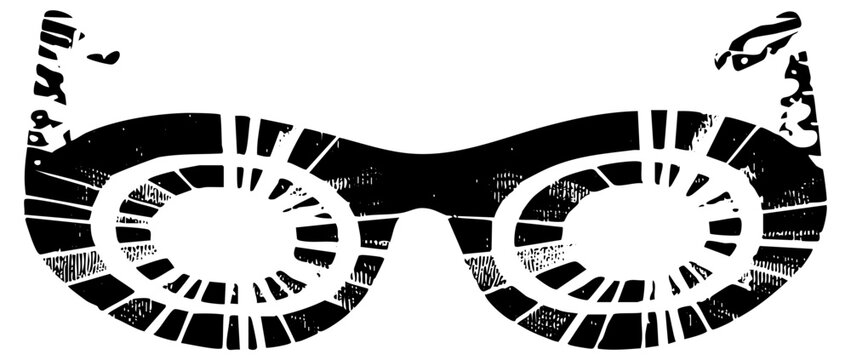 Sunglasses display boldness in graphic design